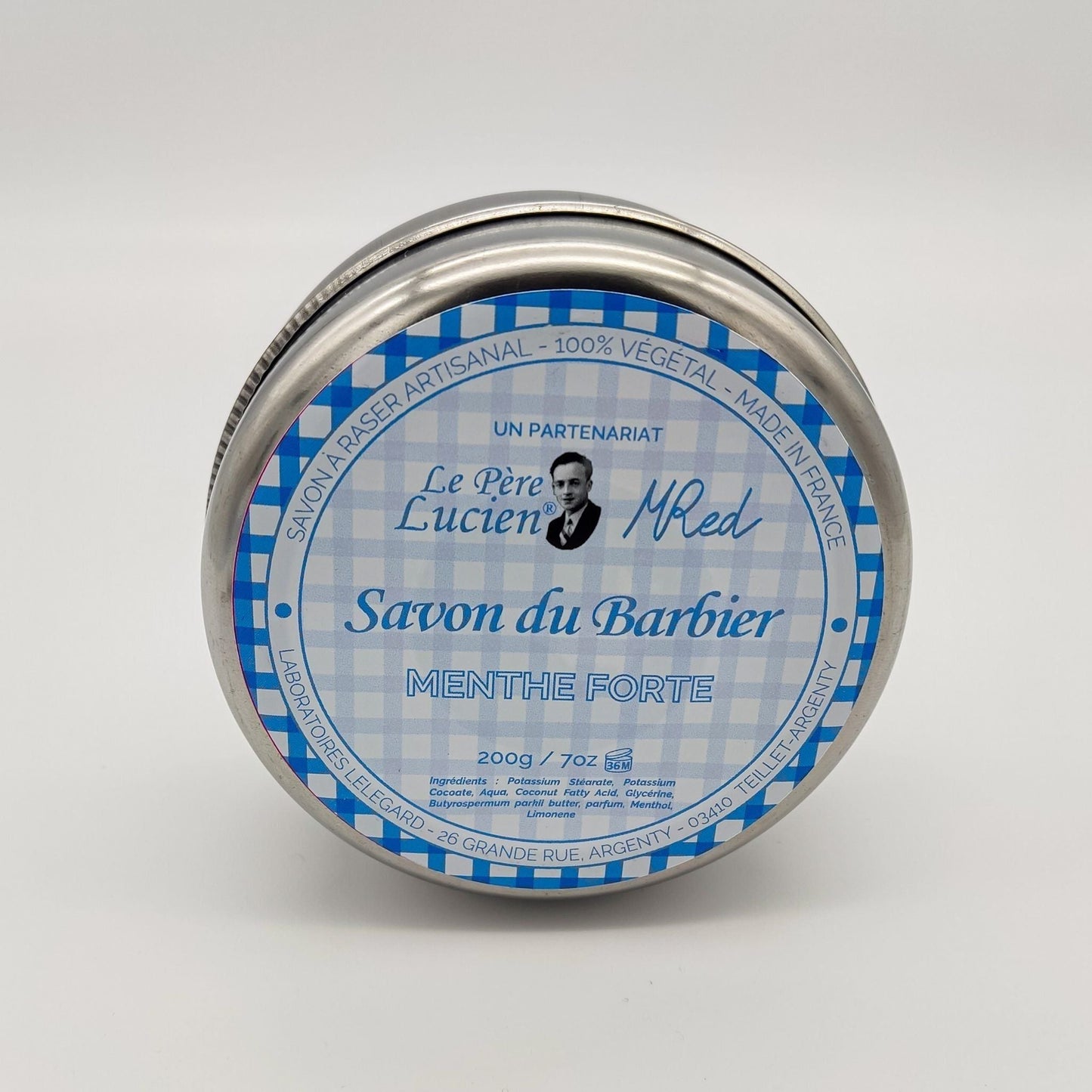 Le Pere Lucien Menthe Forte Savon Du Barbier 200g