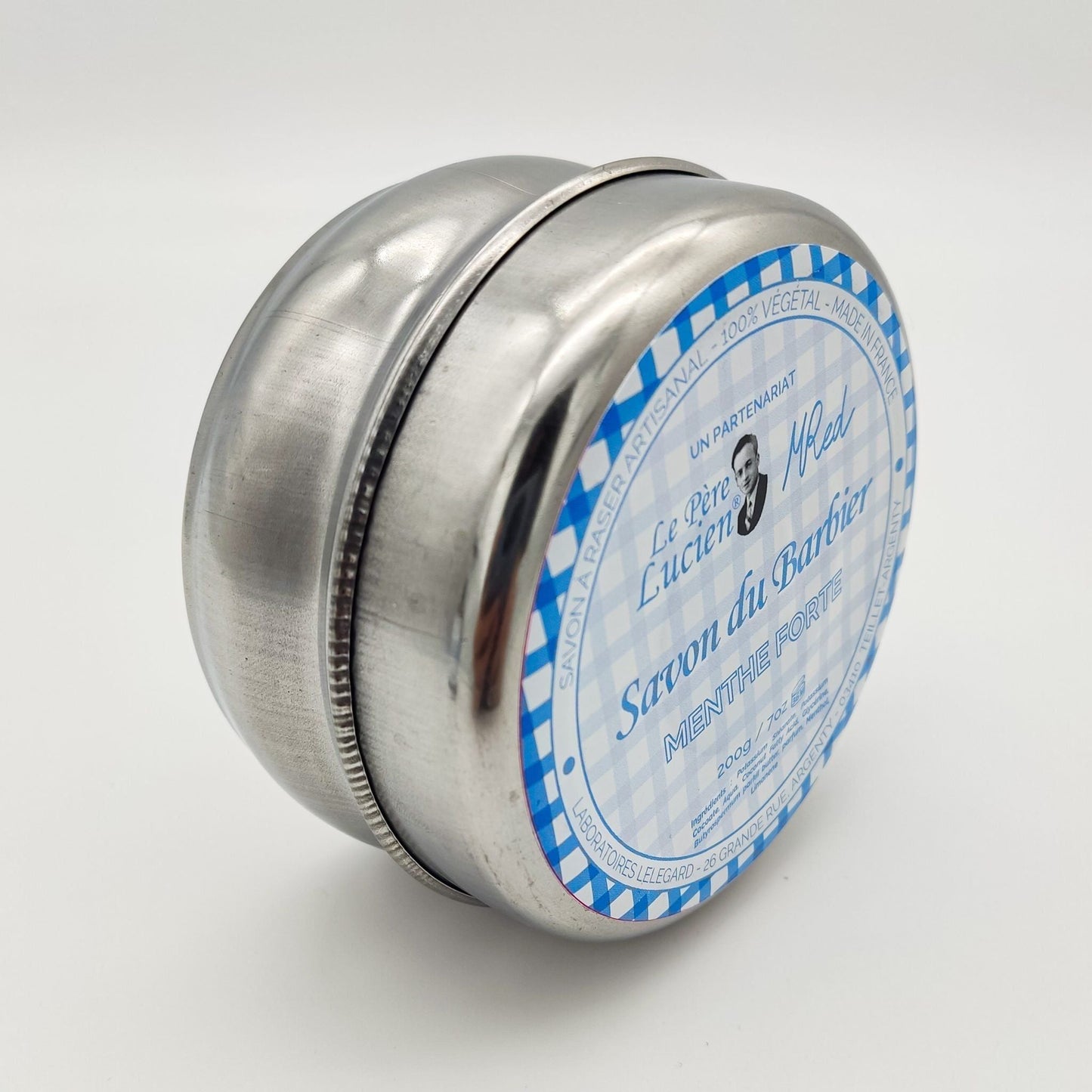 Le Pere Lucien Menthe Forte Savon Du Barbier 200g