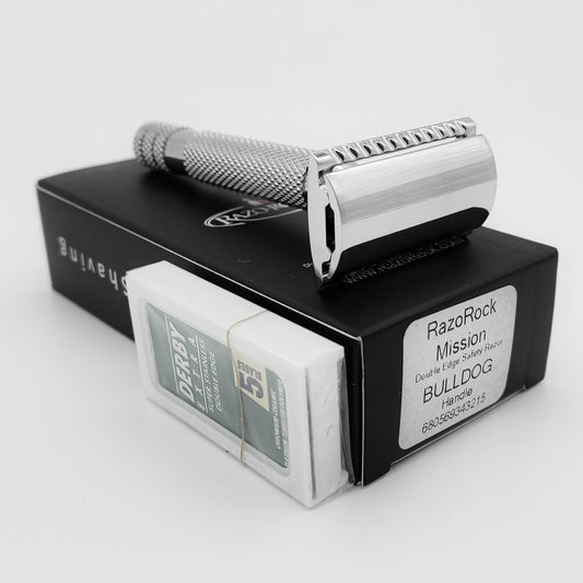 RazoRock Mission - 3 Piece Razor (With 316L SS Bulldog Handle)