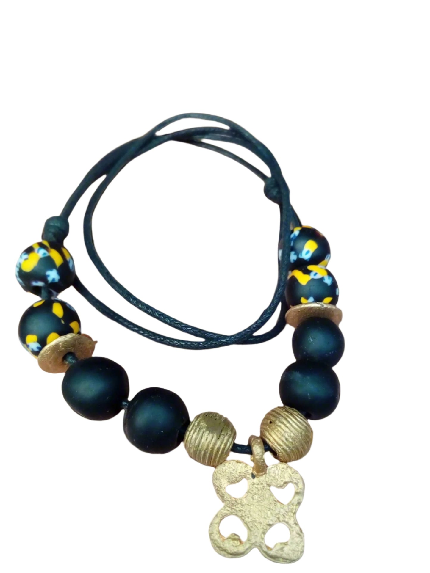 "Mpatapo" Adjustable Krobo Bead Necklace