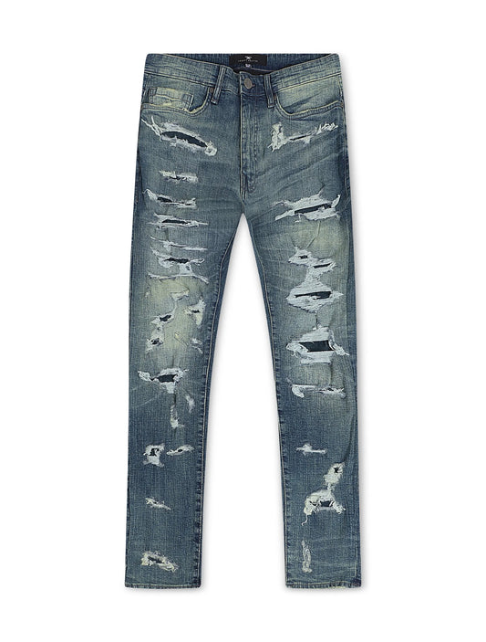 Jordan Craig Mens Vintage Washes Ross Fit  - Azure Gold