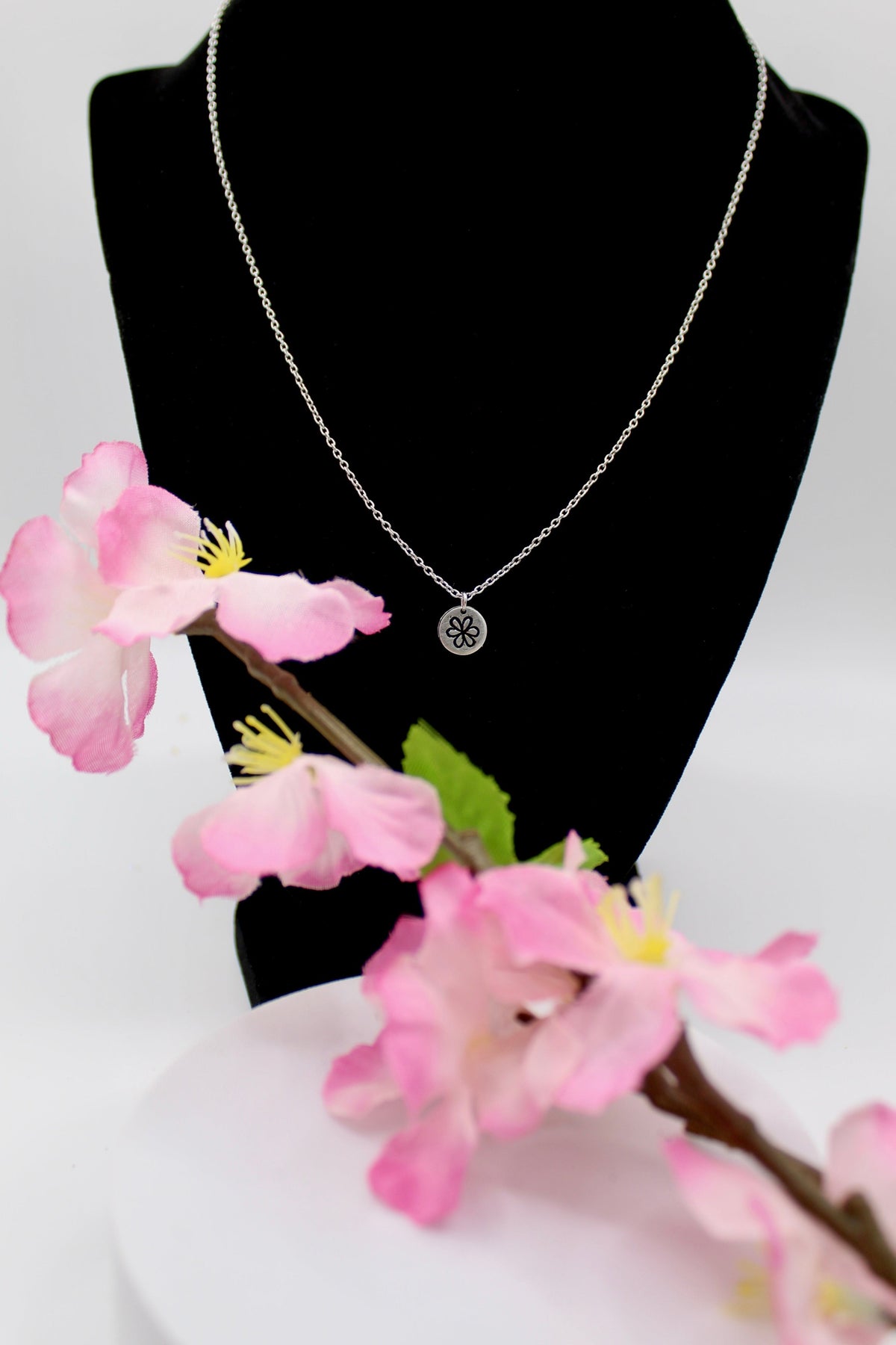Seasons Necklace | Repurposed Aluminum Auto Part Scrap | Adjustable Stainless Steel Chain