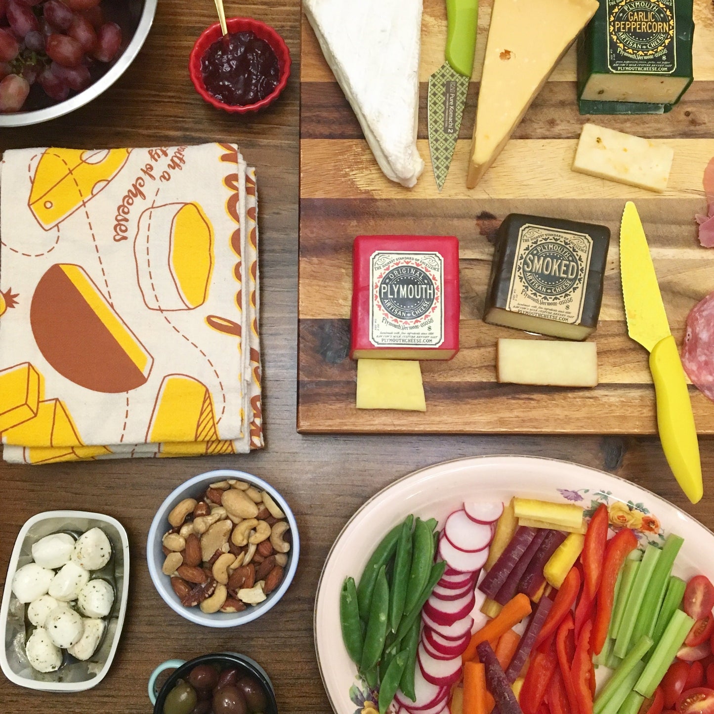 Cheese Plate Dish Towel