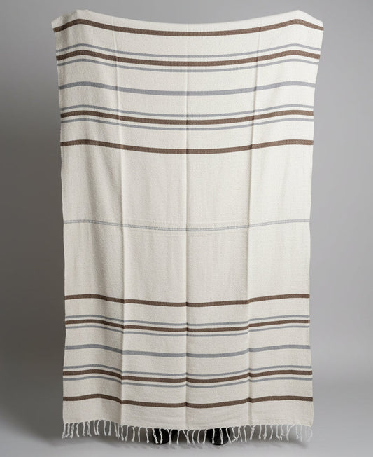 La Calma Striped Mexican blanket