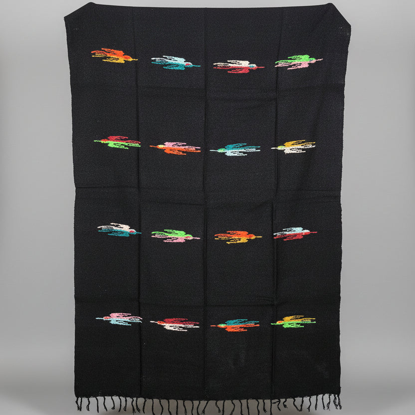 Black Thunderbird Baja Blanket