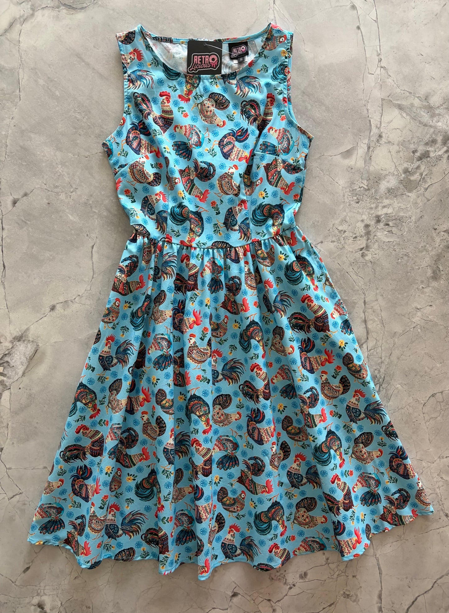 Chicken Vintage Dress