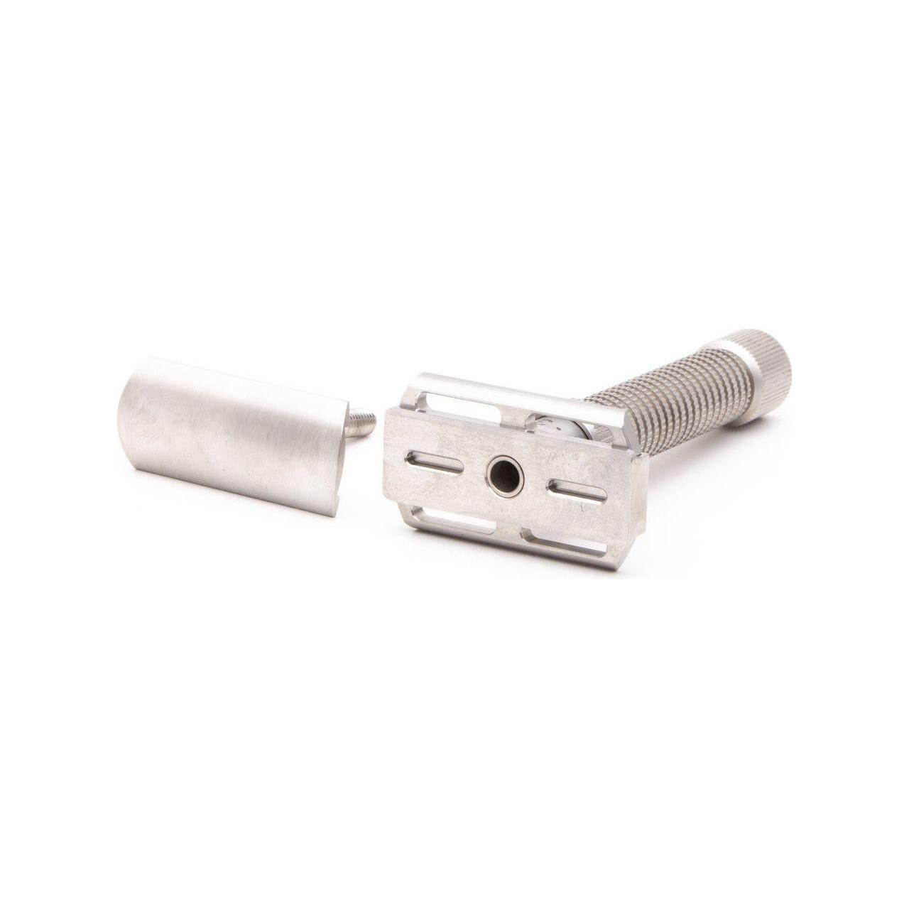 Rex Supply Co. Ambassador Polished Adjustable Stainless Steel DE Razor RSC-101P