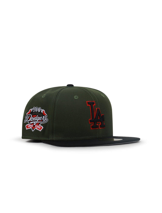 New Era 5950 La Dodgers 100Th Anniversary - Green/Black