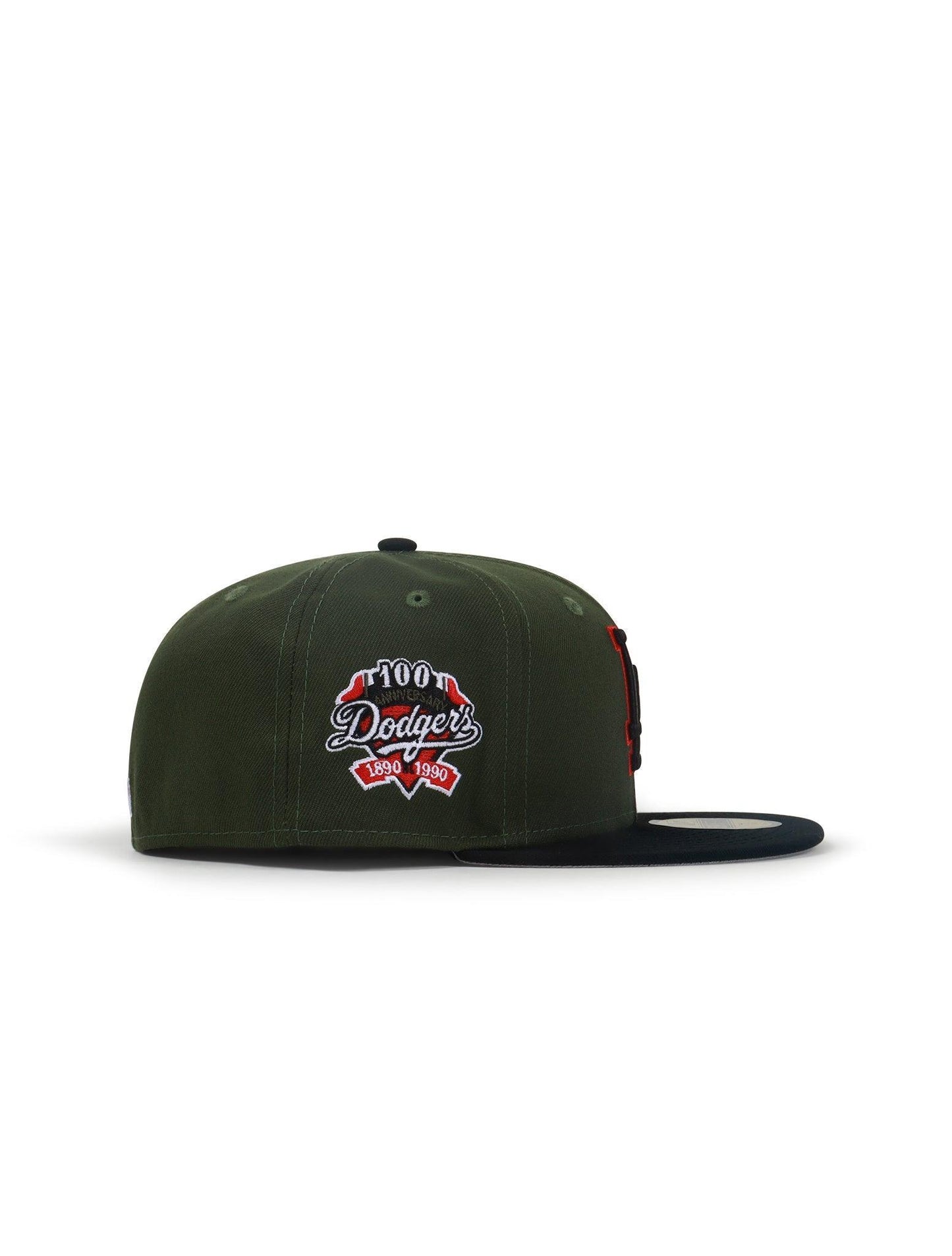 New Era 5950 La Dodgers 100Th Anniversary - Green/Black