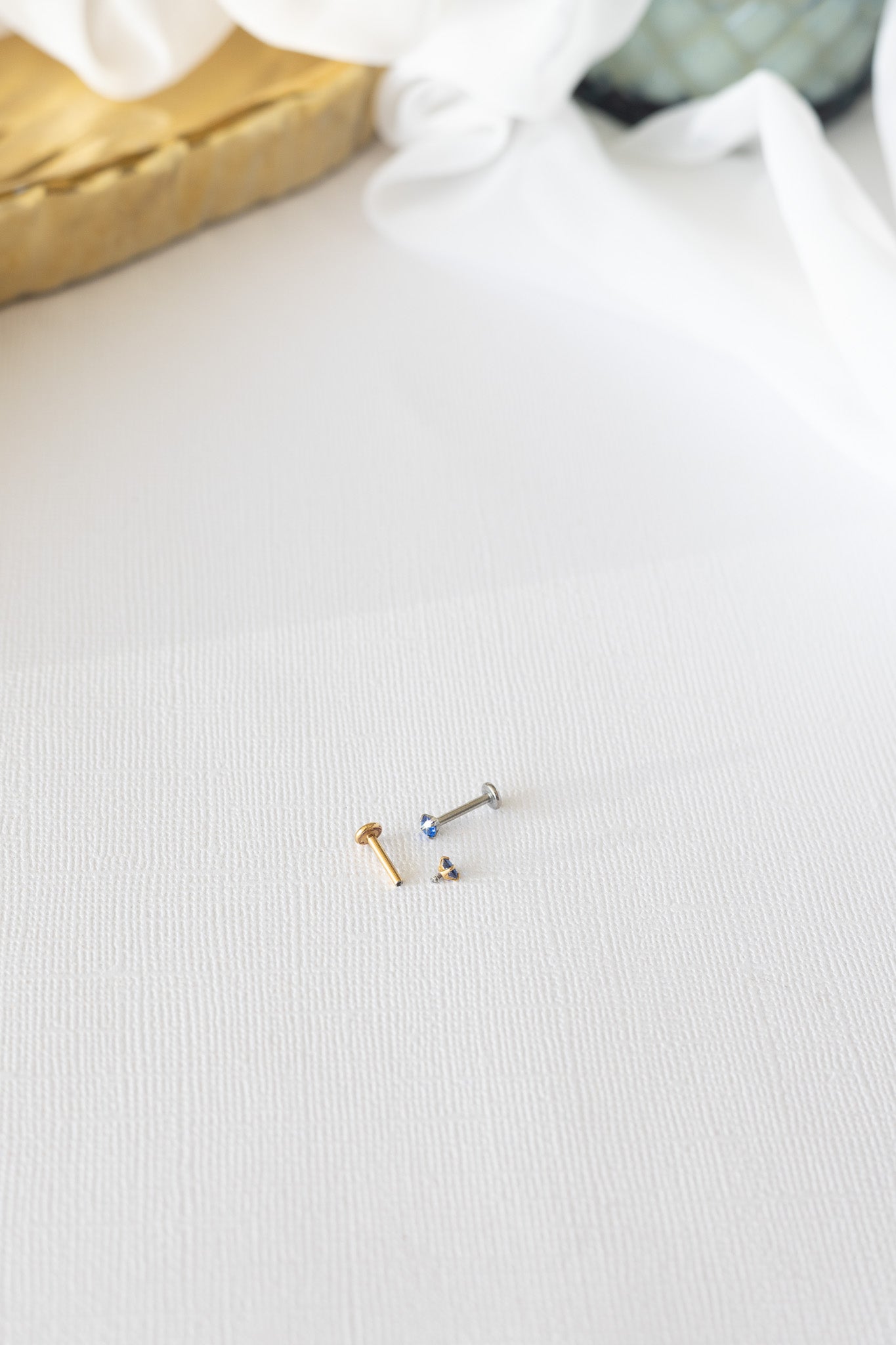Crystal Flat Back Stud in Blue - Osadia Concept Store