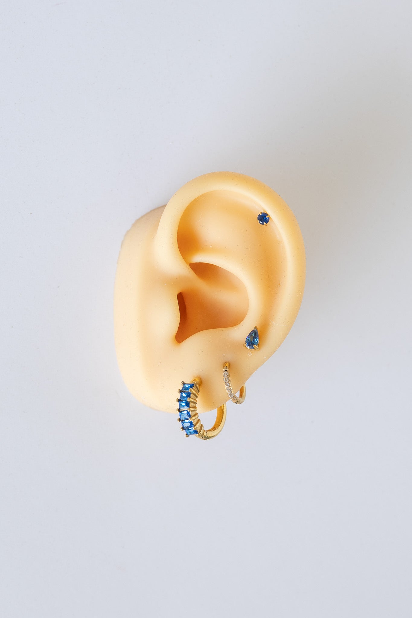 Crystal Flat Back Stud in Blue - Osadia Concept Store
