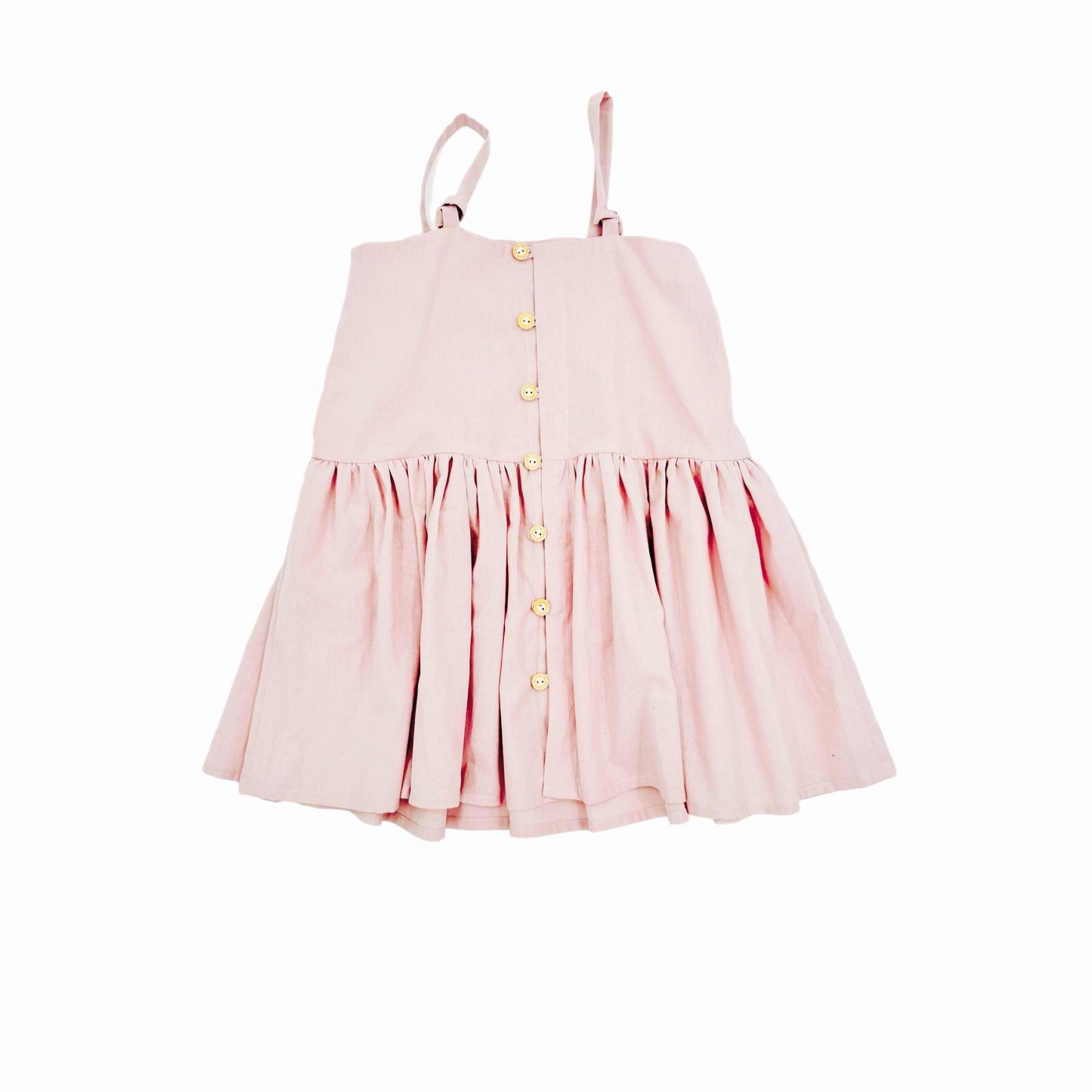 Hikari Pintuck Dress- Soft Pink