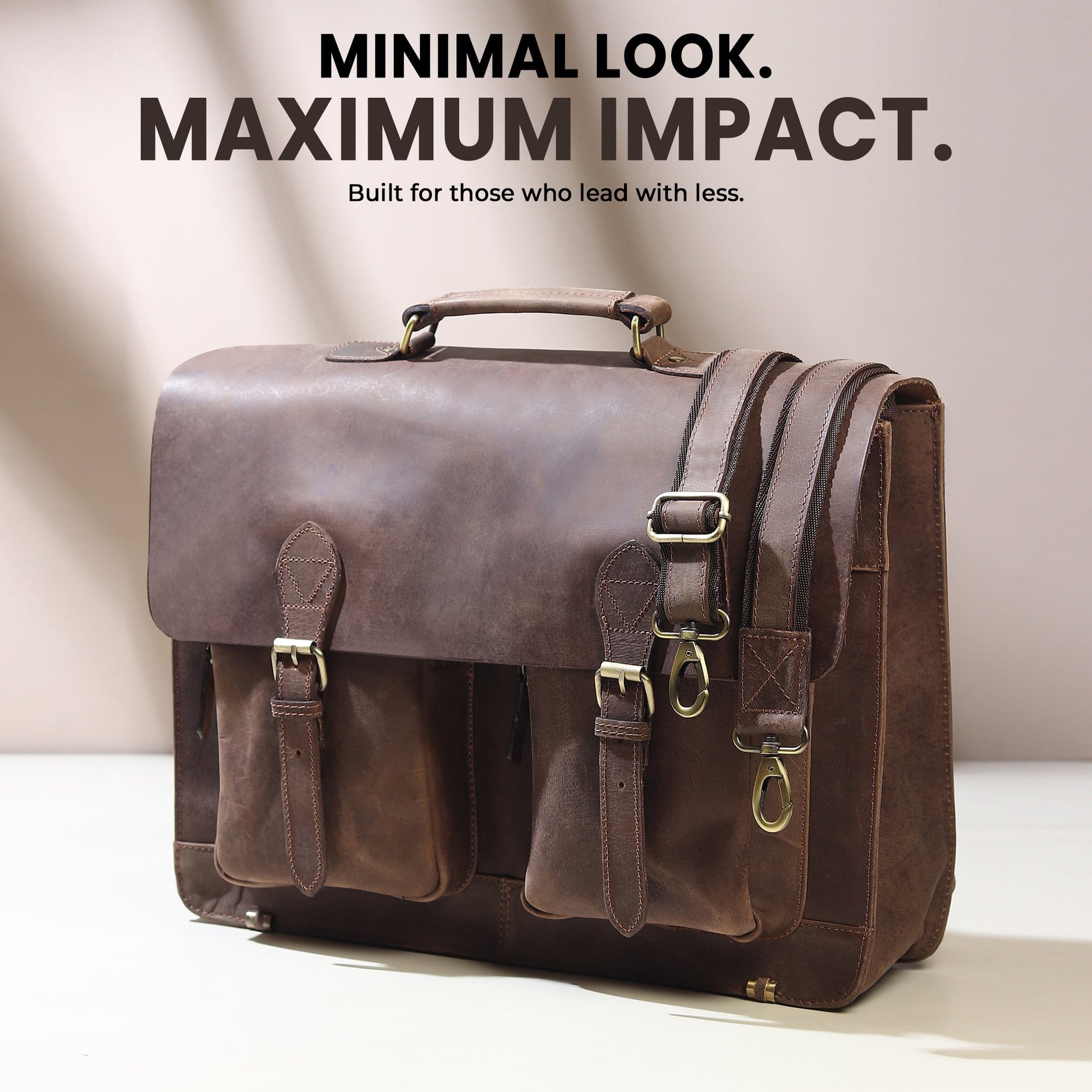 Buffalo Leather Messenger Bag - Osadia Concept Store