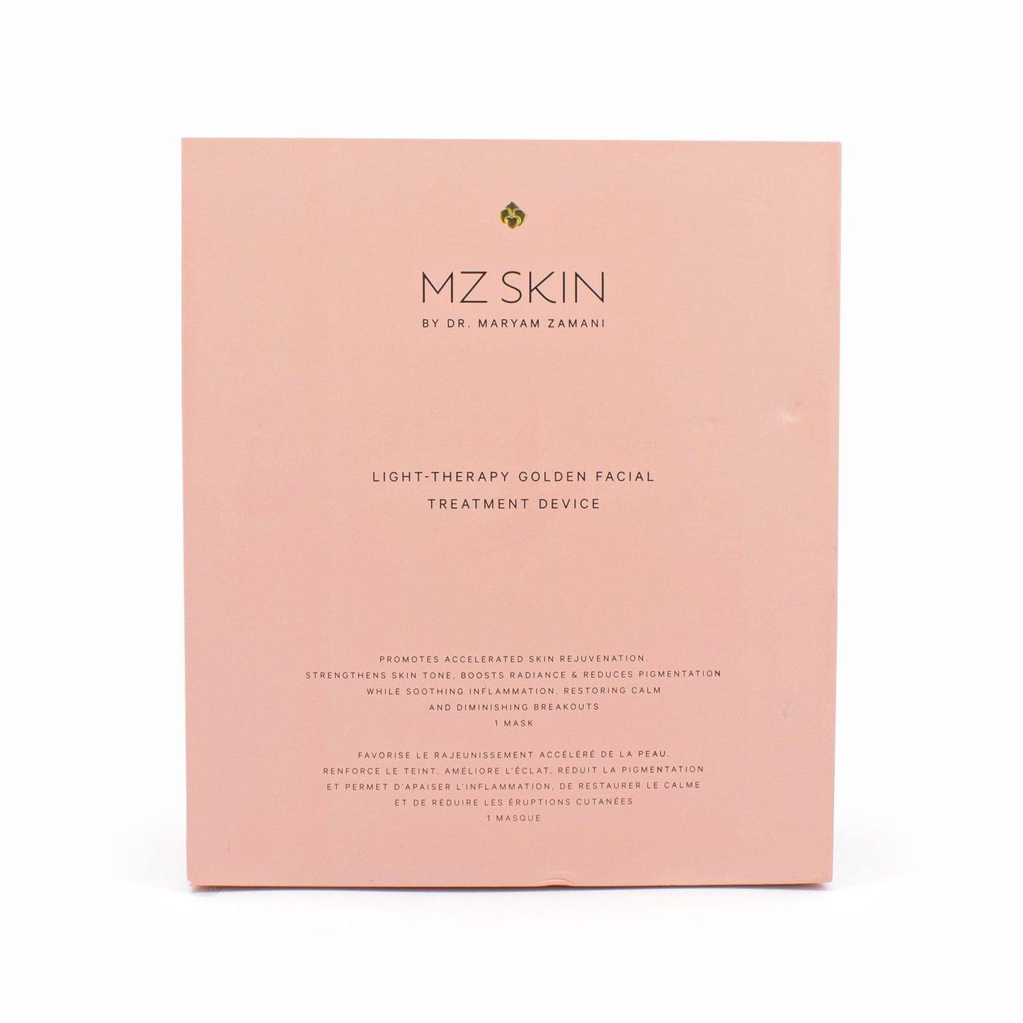 MZ SKIN Light-Therapy Golden Facial Treatment Device - Imperfect Box