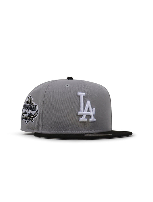 New Era 5950 Dodgers 40Th Anniversary Hat - Gray/Black