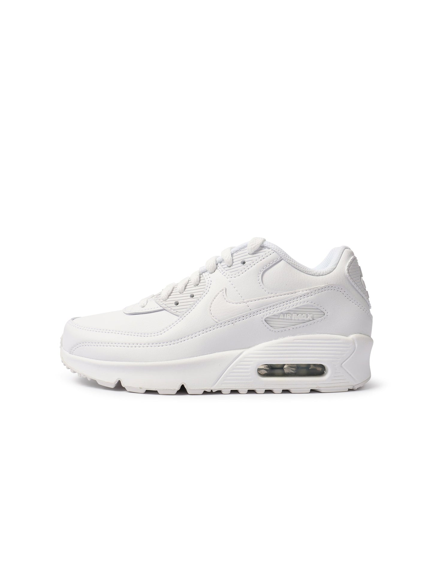 Nike Big Kids Airmax 90 LTR - White/White