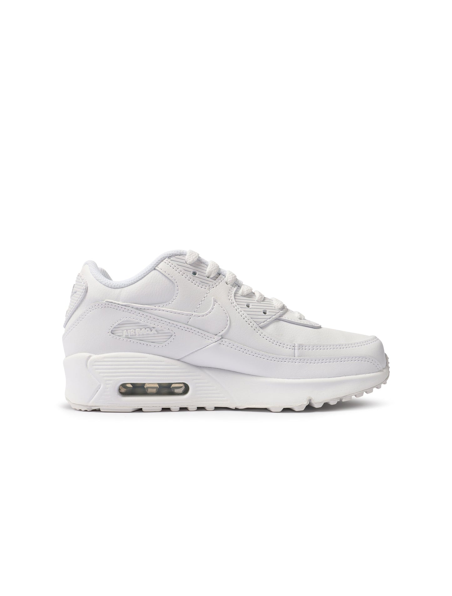 Nike Big Kids Airmax 90 LTR - White/White