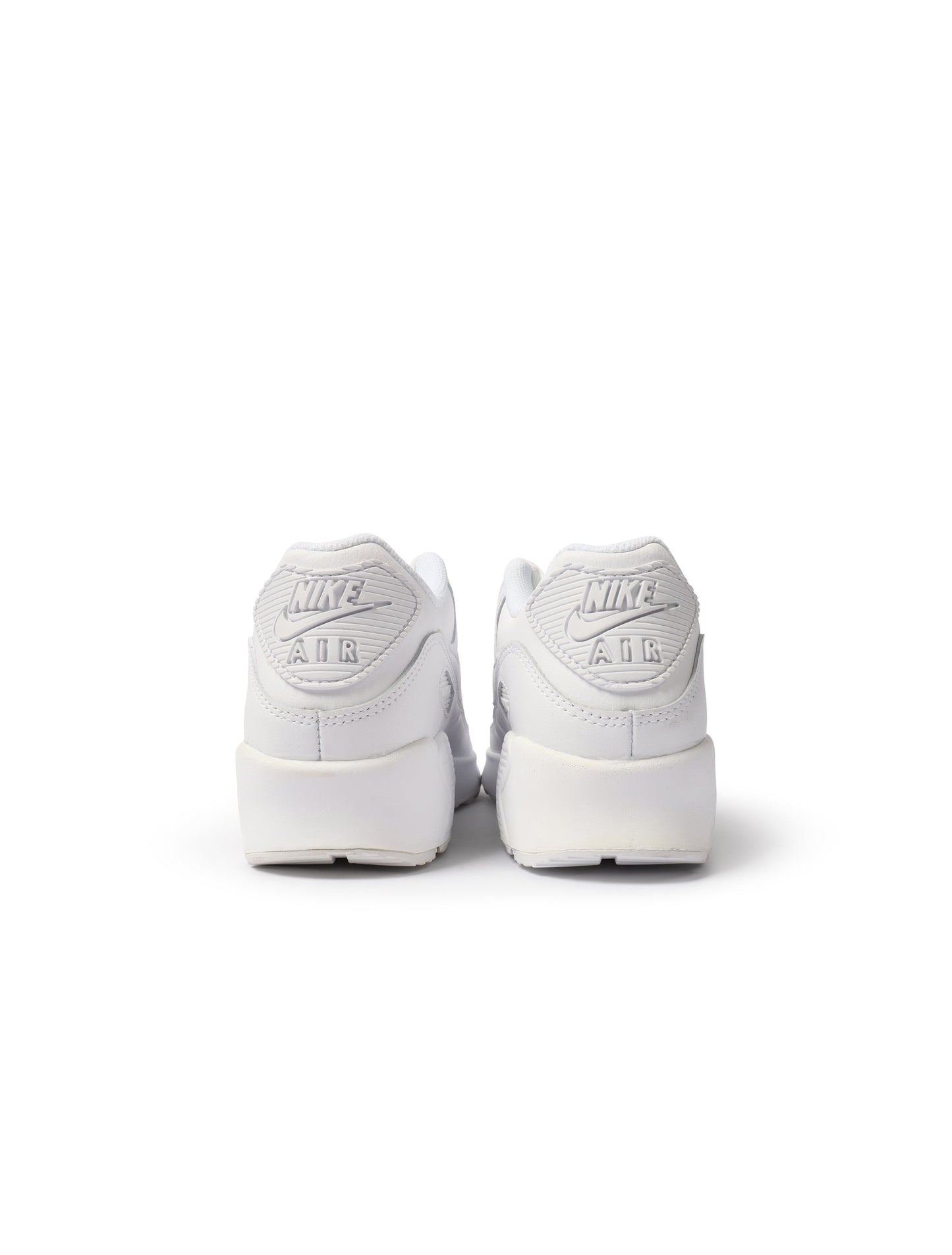 Nike Big Kids Airmax 90 LTR - White/White