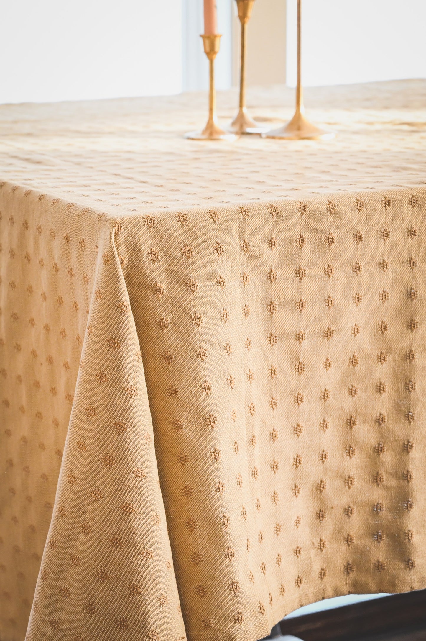Umber Dobby Tablecloth