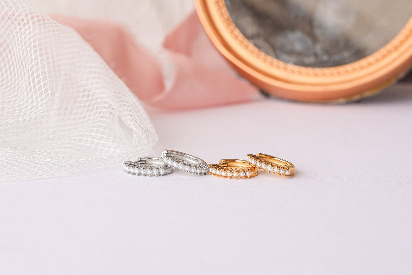 Pearl Mini Hoop - Osadia Concept Store