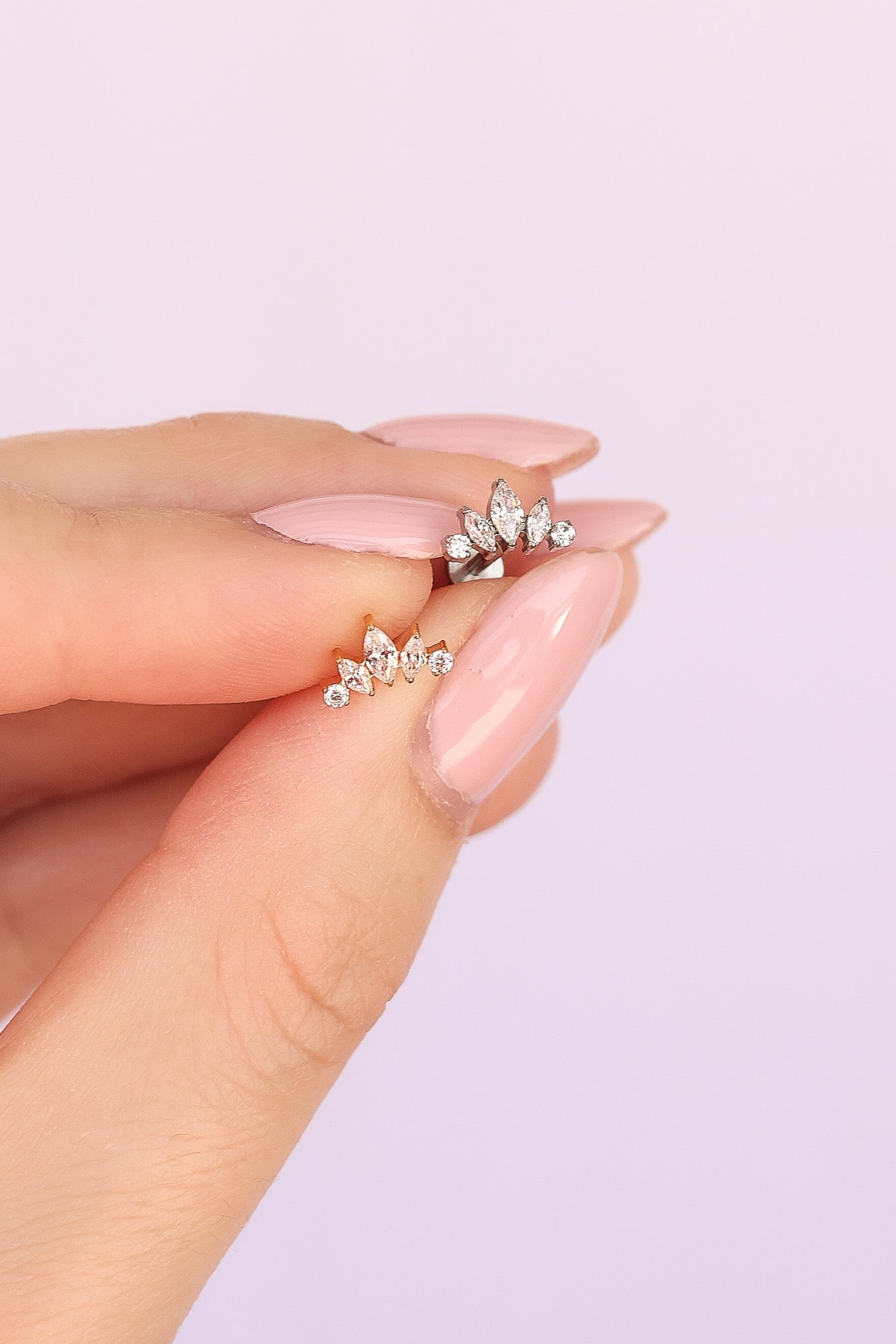 Tiara Flat Back Stud