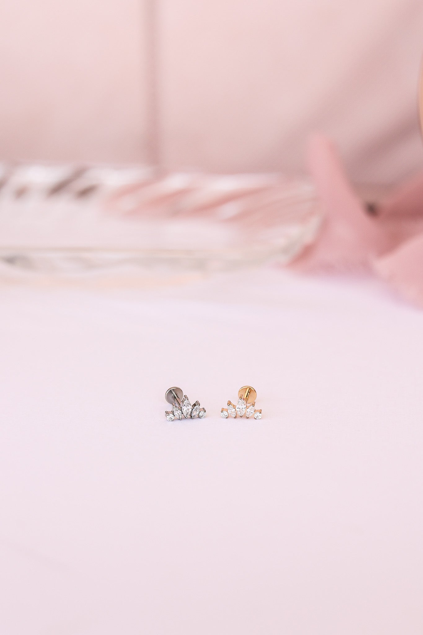 Tiara Flat Back Stud