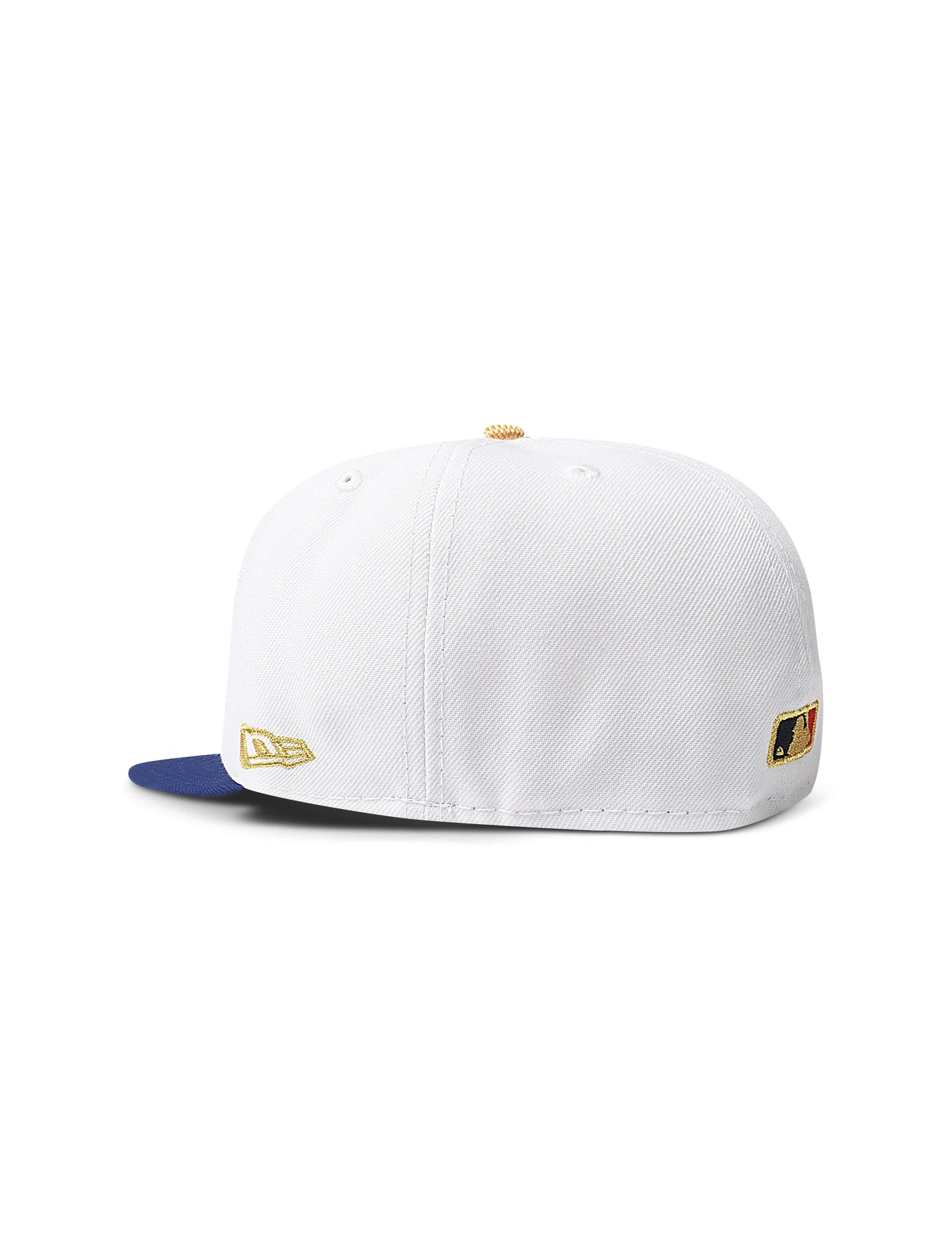 New Era 5950 LA Dodgers World Series Champions Hat - Chrome/Gold