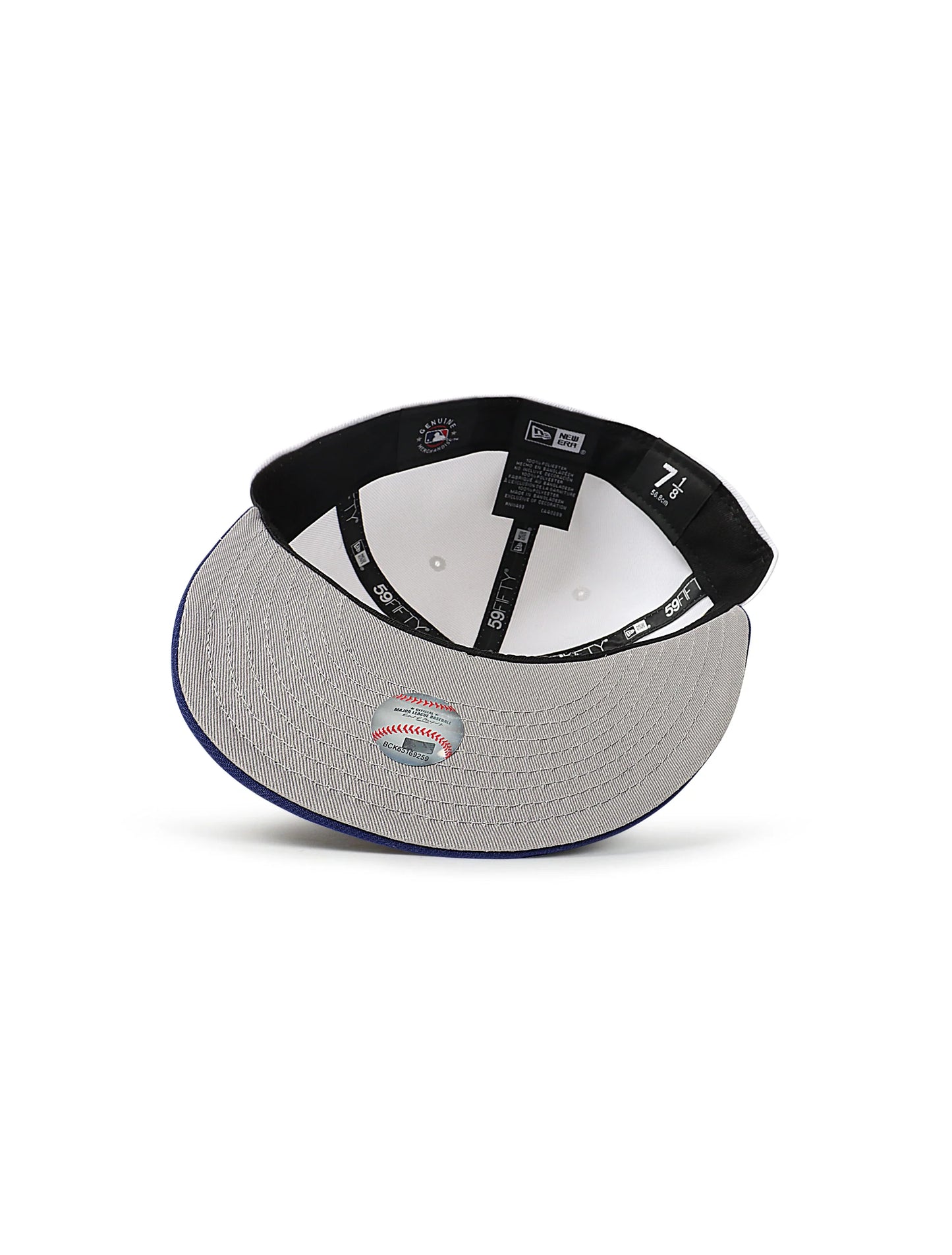 New Era 5950 LA Dodgers World Series Champions Hat - Chrome/Gold