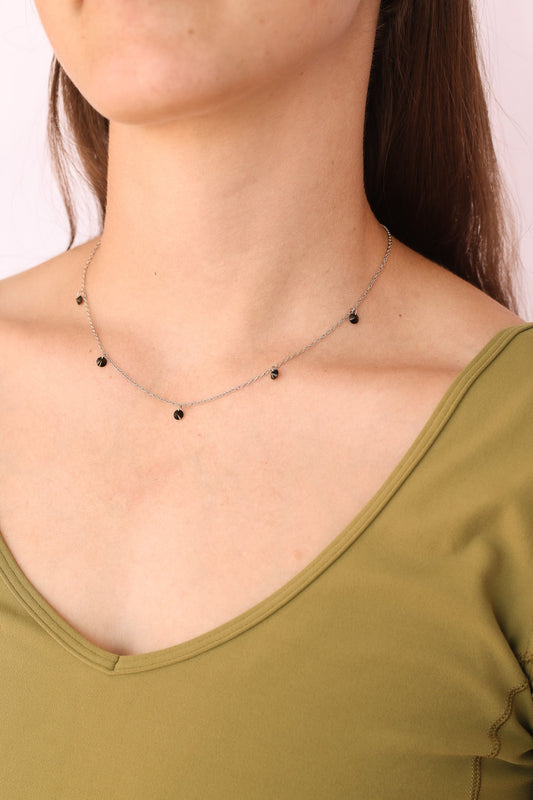 Madison Necklace in Black
