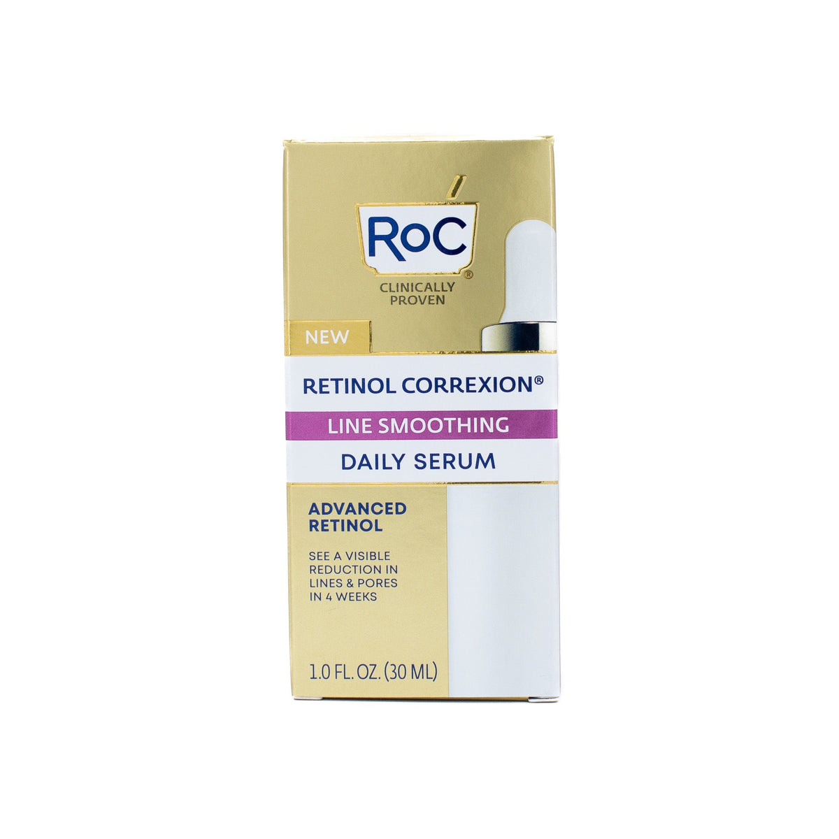 RoC Retinol Correxion Line Smoothing Daily Serum 1oz - New