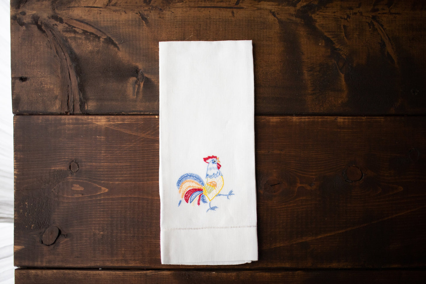 Rooster Tea Towel