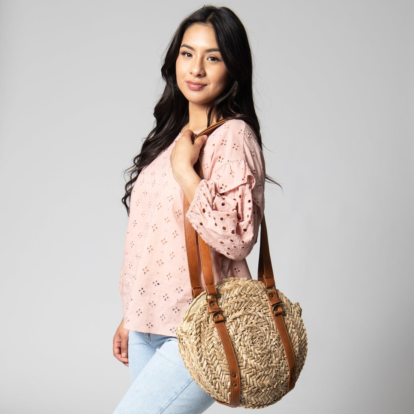 Belle Round Shoulder Bag