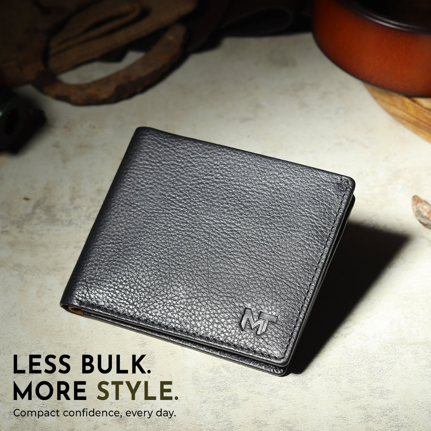 Black Minimal Contrast Wallet - Osadia Concept Store