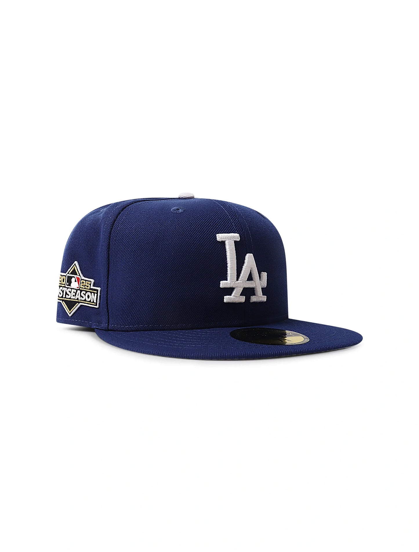 New Era 5950 LA Dodgers Post Season 2025 Fitted Hat - Blue