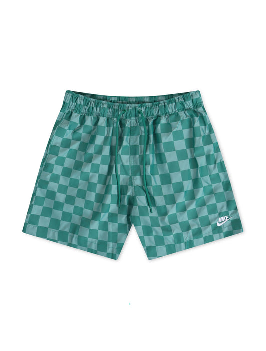 Nike Mens Club Shorts - Checkered Green