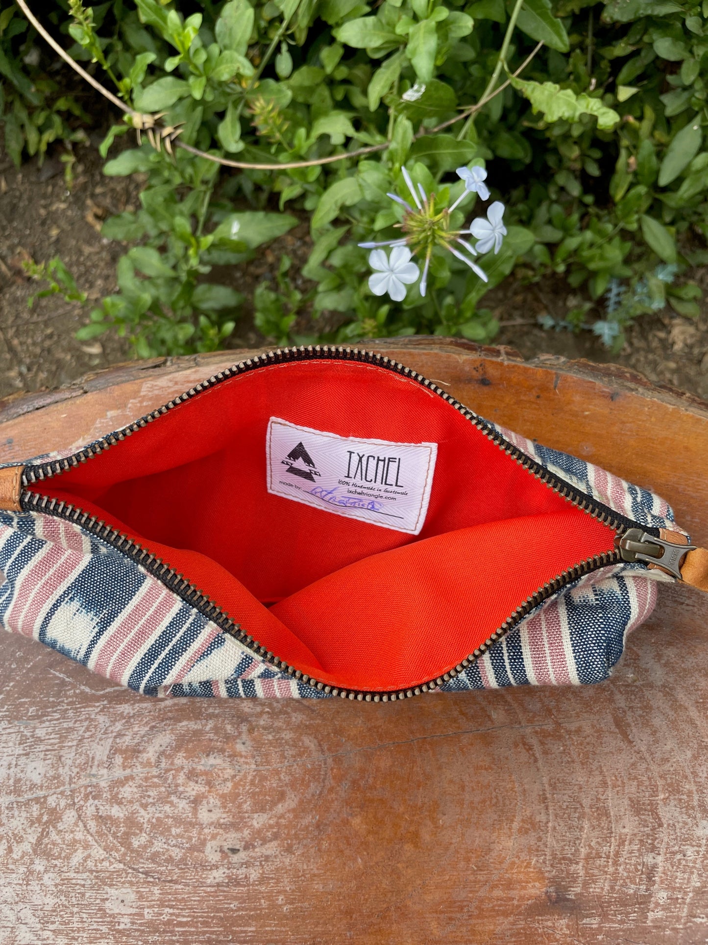Small Cosmetic Bag - Pink and Blue