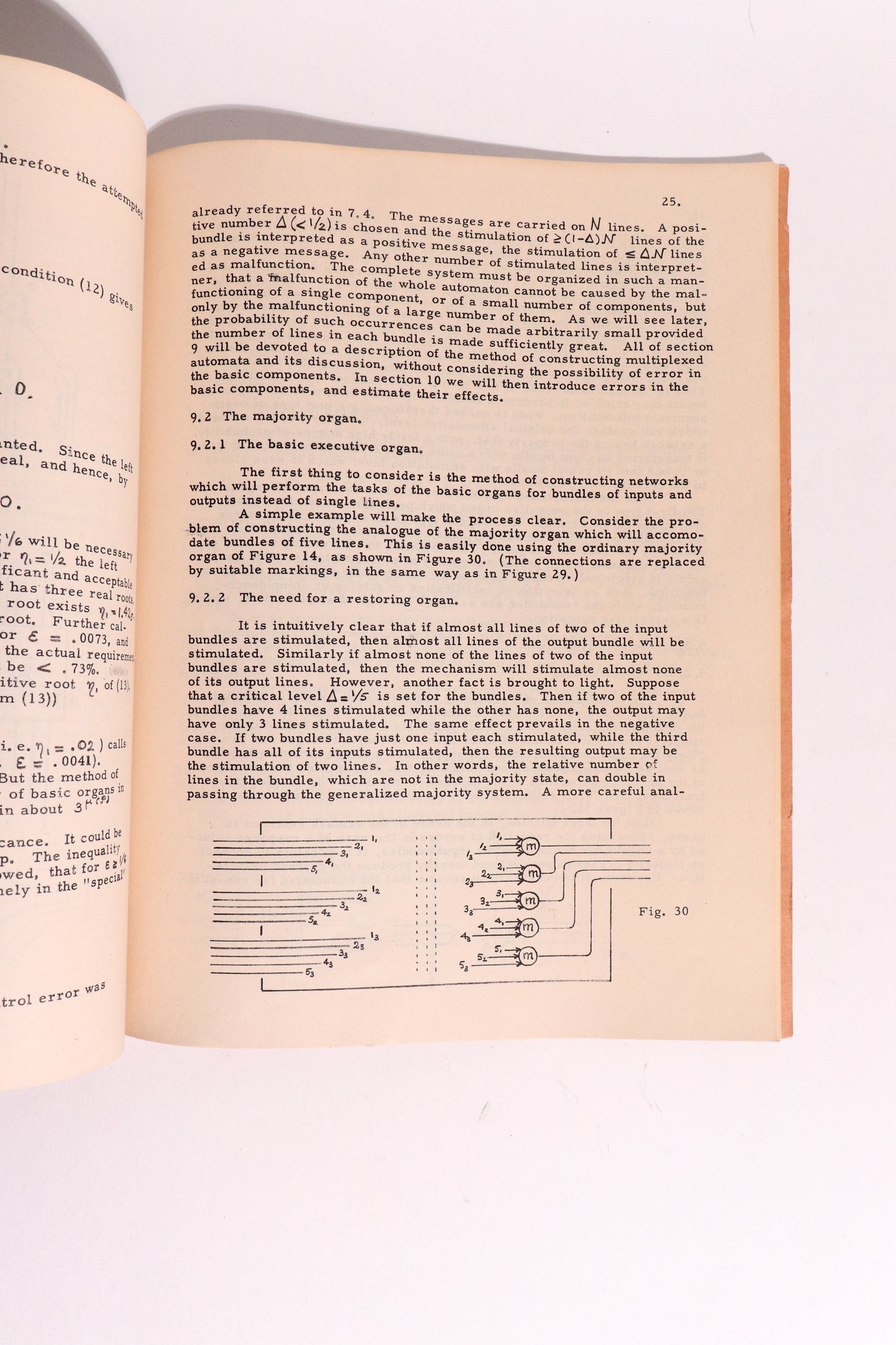 Original 1952 John von Neumann Caltech Lecture Notes — Probabilistic Logics & Early Fault-Tolerant Computing