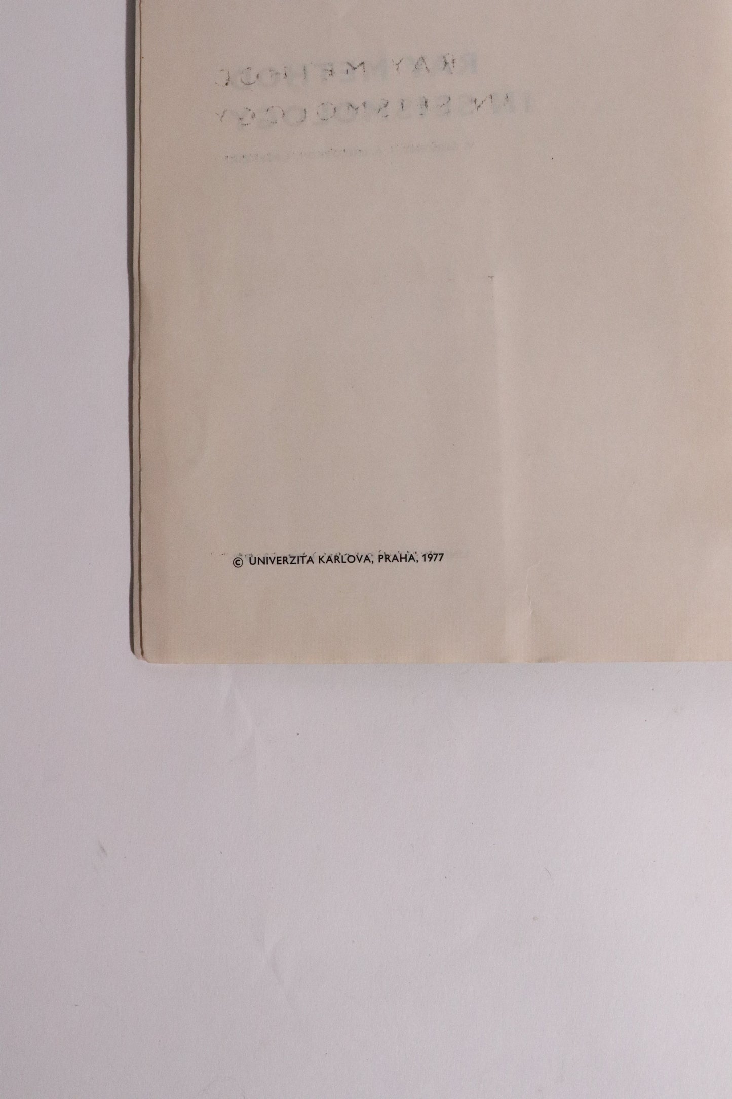 Ray Method in Seismology — V. Červený, I. A. Molotkov & I. Pšenčík (1977)