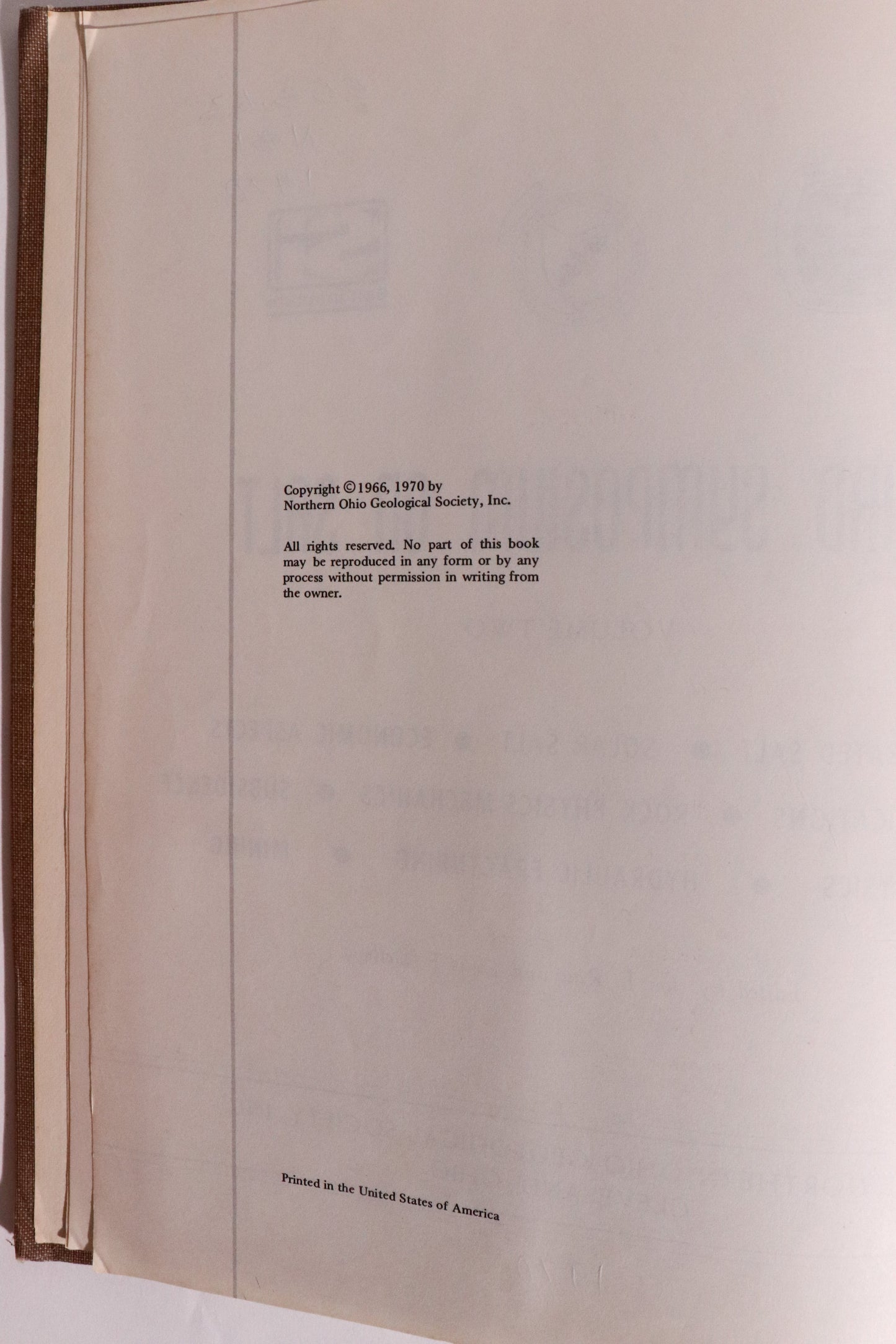 Third Symposium on Salt — Complete 2-Volume Set | Geology, Mining & Underground Storage, First Edition (1970)