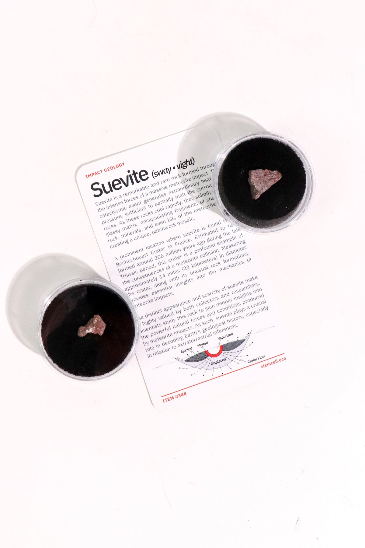 Suevite Impactite Fragment – Rochechouart Meteorite Impact Rock