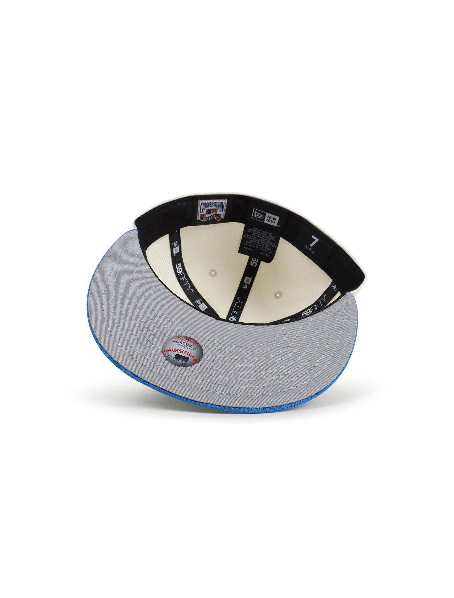 New Era 5950 Dodgers 40Th Anniversary Hat - Chrome/Southwest Blue