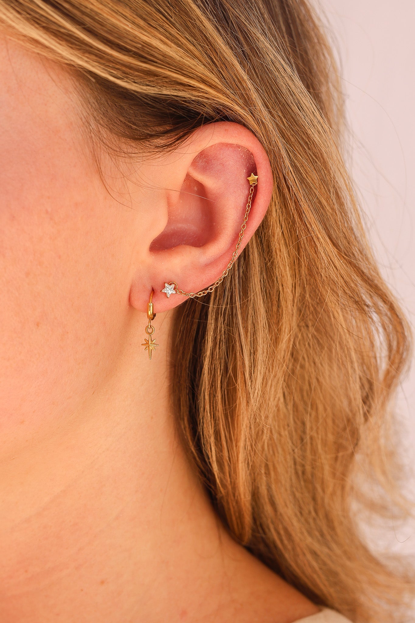 Mini Star Flat Back Stud