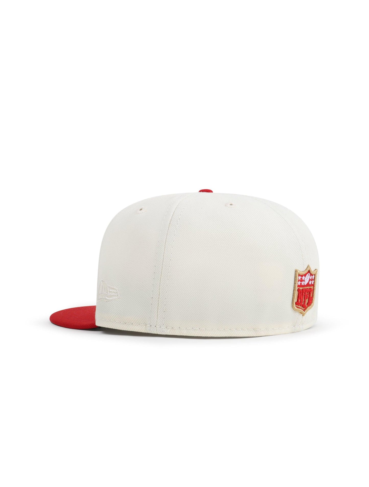 New Era 5950 San Francisco 49ers XXIII Super Bowl Patch Hat - Chrome/Red