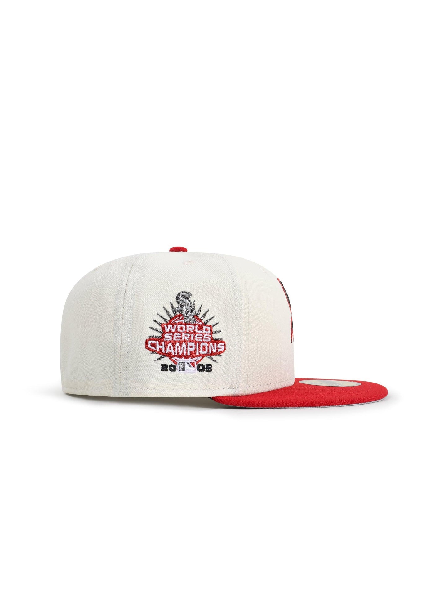 New Era 5950 White Sox World Series Champions - Chrome/Red