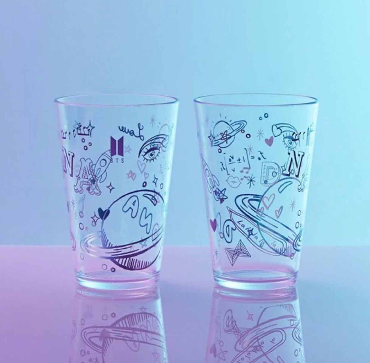 Official BTS Dna Party Jumbo 2 Cup Set