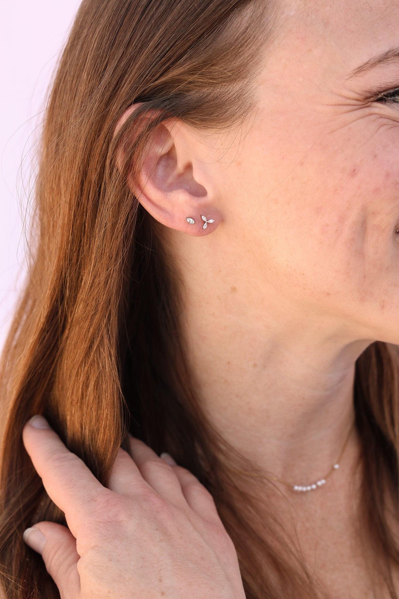 Iris Flat Back Stud