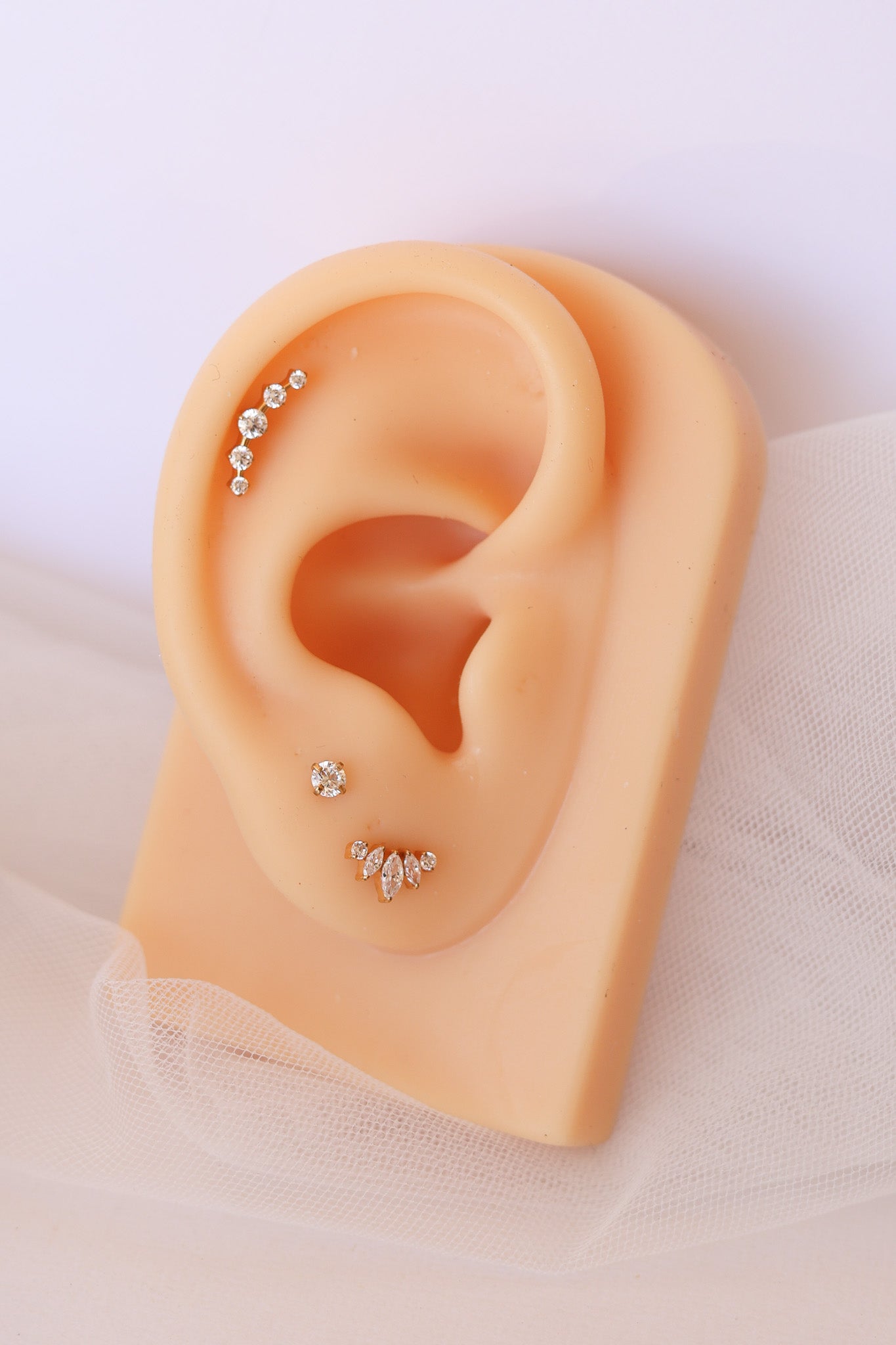 Monroe Flat Back Stud - Osadia Concept Store