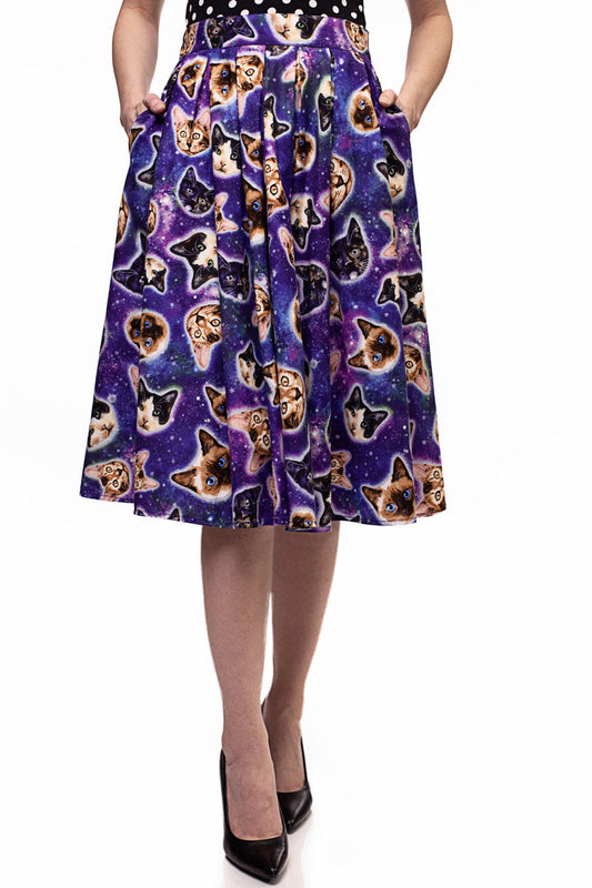 Doris Skirt in Space Cats