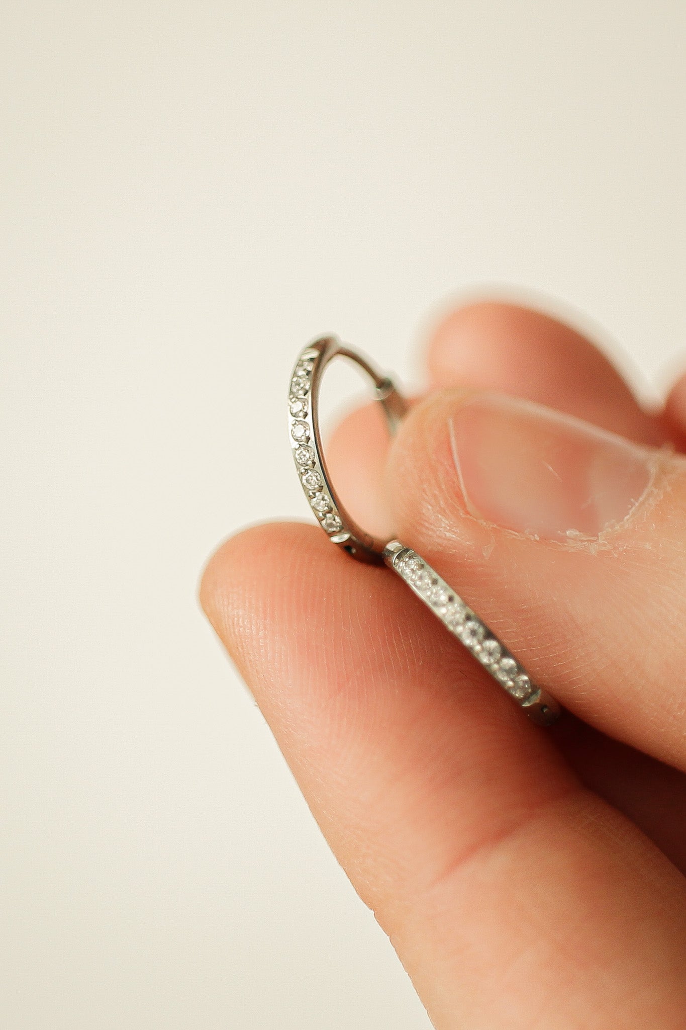 Micro Crystal Hoop - Osadia Concept Store