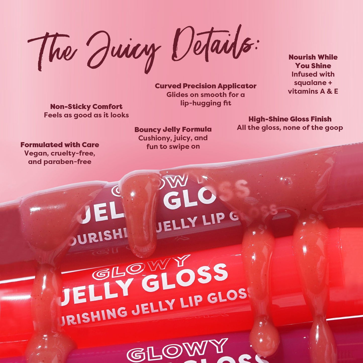 Glowy Jelly Gloss Nourishing Jelly Lip Gloss - Osadia Concept Store